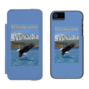 Bald Eagle Diving - West Yellowstone, MT Incipio Watson™ iPhone 5 Wallet Case