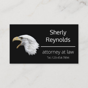 Bald Eagle elegant customizable Business Card