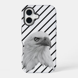 Bald Eagle Face Oil Paint, iPhone 16 Case