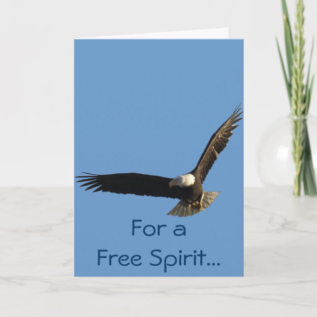 Bald Eagle Flight Collection II Holiday Card (Front)
