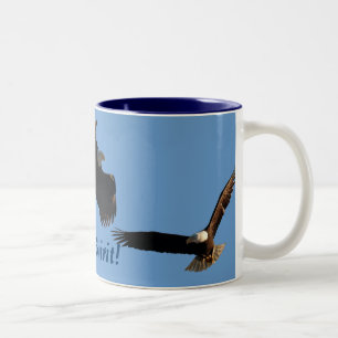 Bald Eagle Flight Collection II Two-Tone Coffee Mug