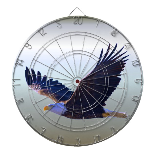 Bald Eagle Flying Dartboard (Front)