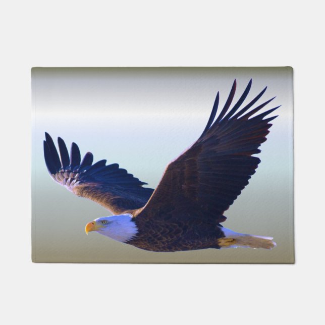 Bald Eagle Flying Doormat (Front)