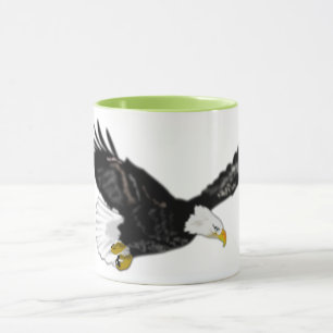 Bald Eagle Flying - Drawing - Add Your Colour /Tex Mug