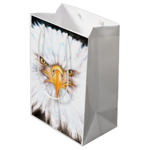 Bald Eagle Gaze Medium Gift Bag