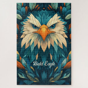 Bald Eagle Geometric Illustration Jigsaw Puzzle