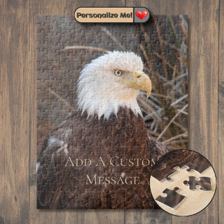 Bald Eagle Grass Jigsaw Puzzle