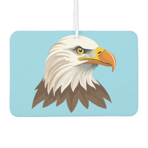 Bald eagle head air freshener