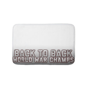 Bald Eagle Head and American Flag Bath Mat