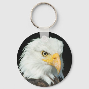 Bald Eagle head Keychain