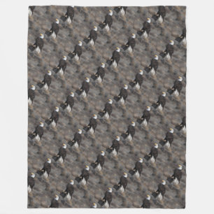 bald eagle honour troops USA American patriotic ar Fleece Blanket