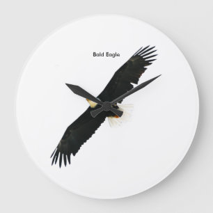 Bald Eagle image for Round-Large-Wall-Clock Large Clock