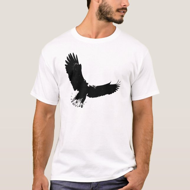 Bald Eagle in Flight T-Shirt (Front)