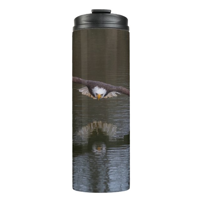 Bald Eagle in Flight Thermal Tumbler (Front)