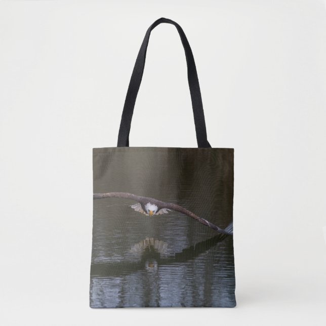 Bald Eagle in Flight Tote Bag (Front)