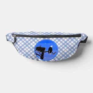 Bald Eagle in Winter  - Original Wildlife Art Fanny Pack