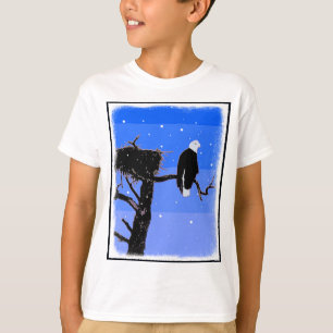 Bald Eagle in Winter - Original Wildlife Art T-Shirt