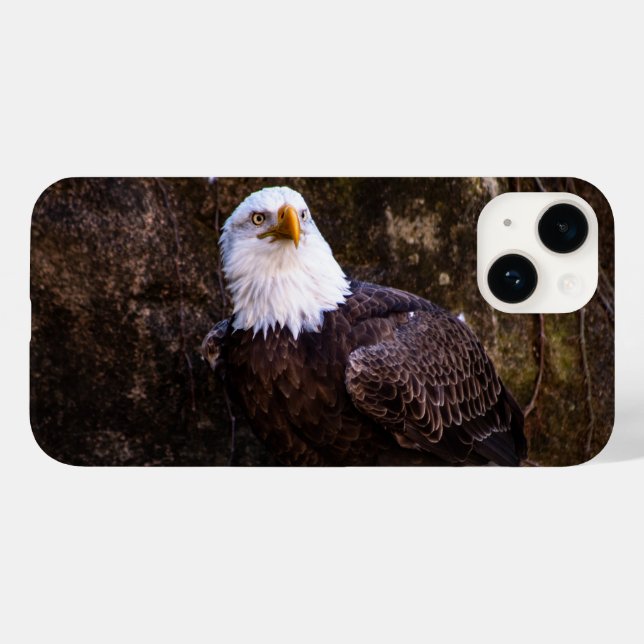 Bald Eagle iPhone 14 Case (Back (Horizontal))