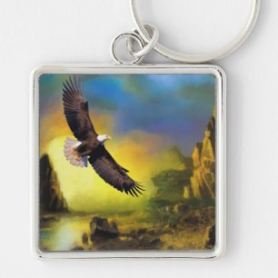 Bald Eagle Keychain