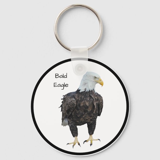 Bald Eagle Keychain (Front)