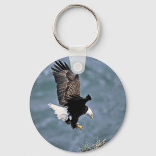 Bald Eagle Keychain