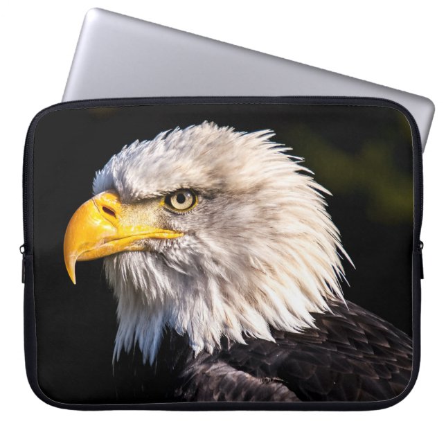 Bald Eagle Laptop Sleeve (Front)
