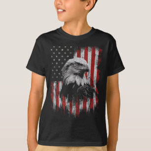 Bald Eagle Lover 4th of July Patriotic USA T-Shirt