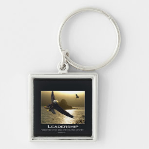 Bald Eagle Motivational Gifts Keychain