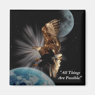 Bald Eagle Motivational Magnets