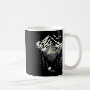 Bald Eagle Mountains Pine Trees Mountain Nature  Coffee Mug