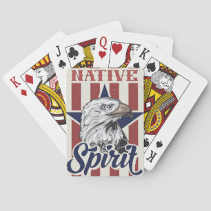 Bald Eagle Native Spirit Playing Cards