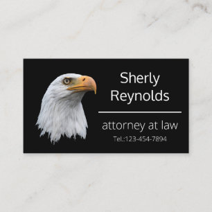 Bald Eagle nice and chic customizable Business Card