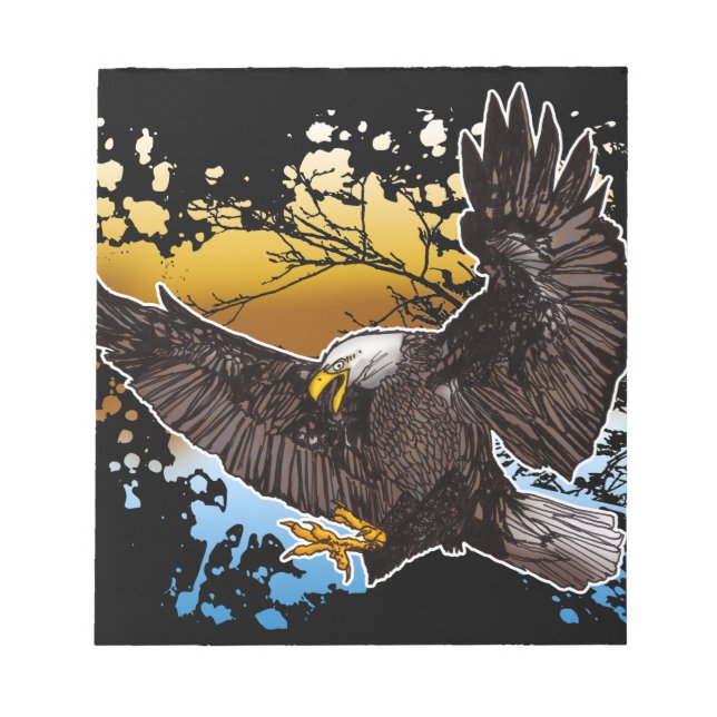 Bald Eagle Notepad (Front)