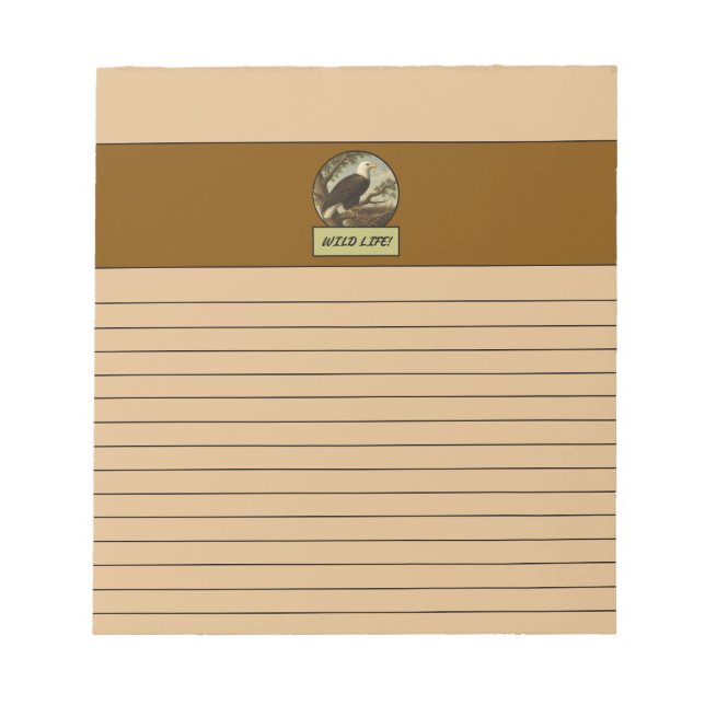 Bald Eagle Notepad (Front)