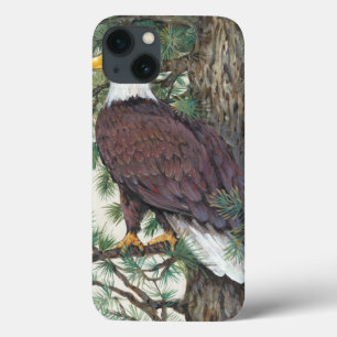 Bald Eagle on Branch iPhone 13 Case