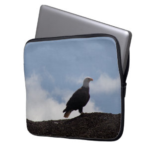 Bald Eagle on High Ground Laptop Sleeve
