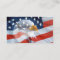 Bald Eagle On The American Flag Business Card