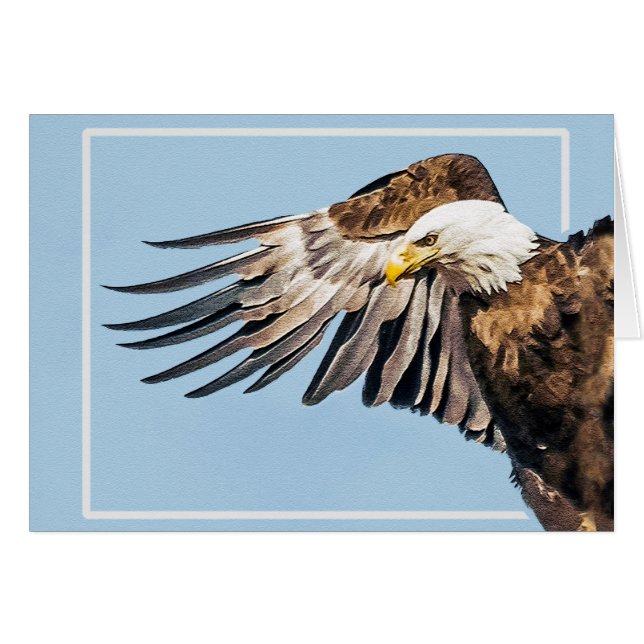Bald Eagle on the Wing (Front Horizontal)