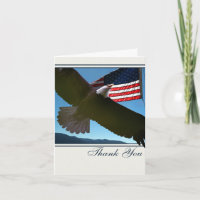 Bald Eagle Patriotic Thank You