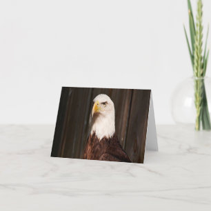 Bald Eagle Photo Folded Note Card
