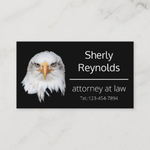 Bald Eagle pleasing customizable Business Card