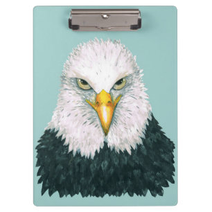 Bald Eagle Portrait Clipboard