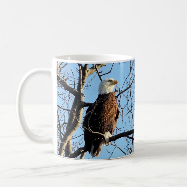 Bald Eagle Portrait Coffee Mug (Left)
