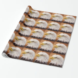 Bald Eagle Portrait Wrapping Paper
