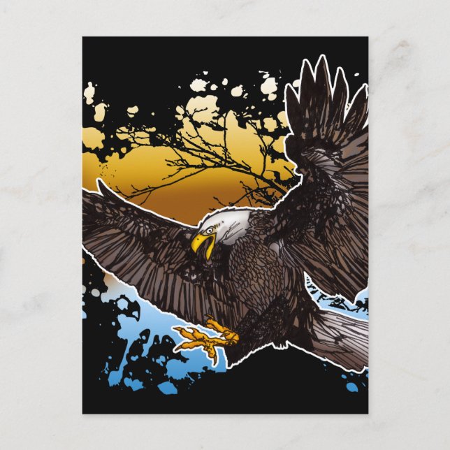 Bald Eagle Postcard (Front)