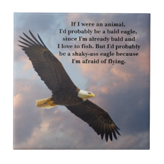 BALD EAGLE QUOTE TILE