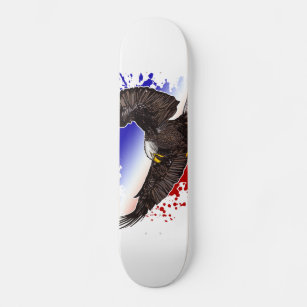Bald Eagle - Red, White & Blue Skateboard