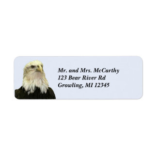 Bald Eagle Return Address Label