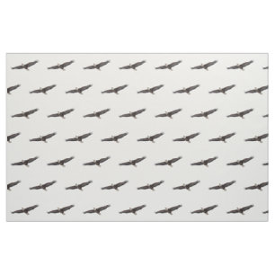 Bald Eagle Soaring Fabric