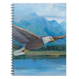 Bald Eagle Soaring Notebook